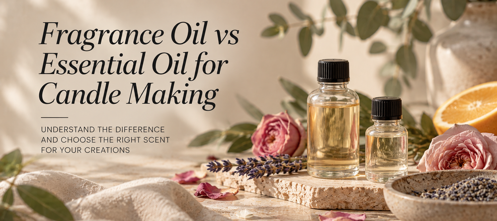 Fragrance Oil vs Essential Oil for Candle Making