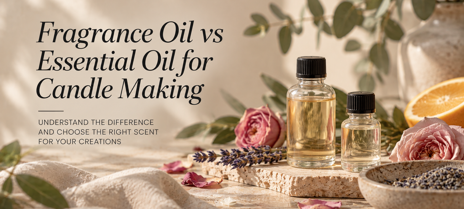 Fragrance Oil vs Essential Oil for Candle Making