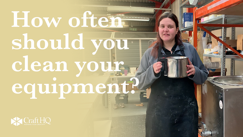 How often should you clean your wax melt and candle making equipment?