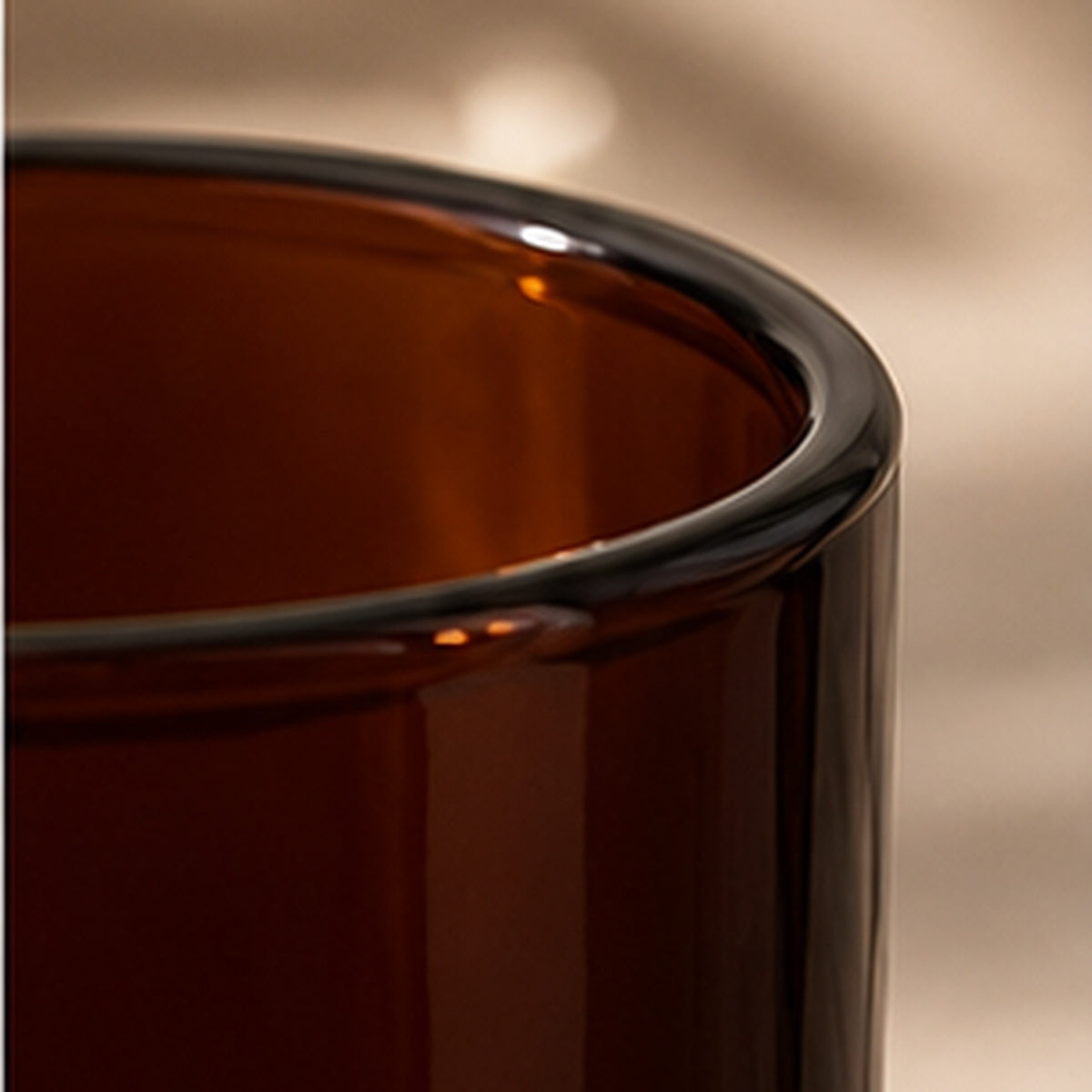 Amber Glass Jar