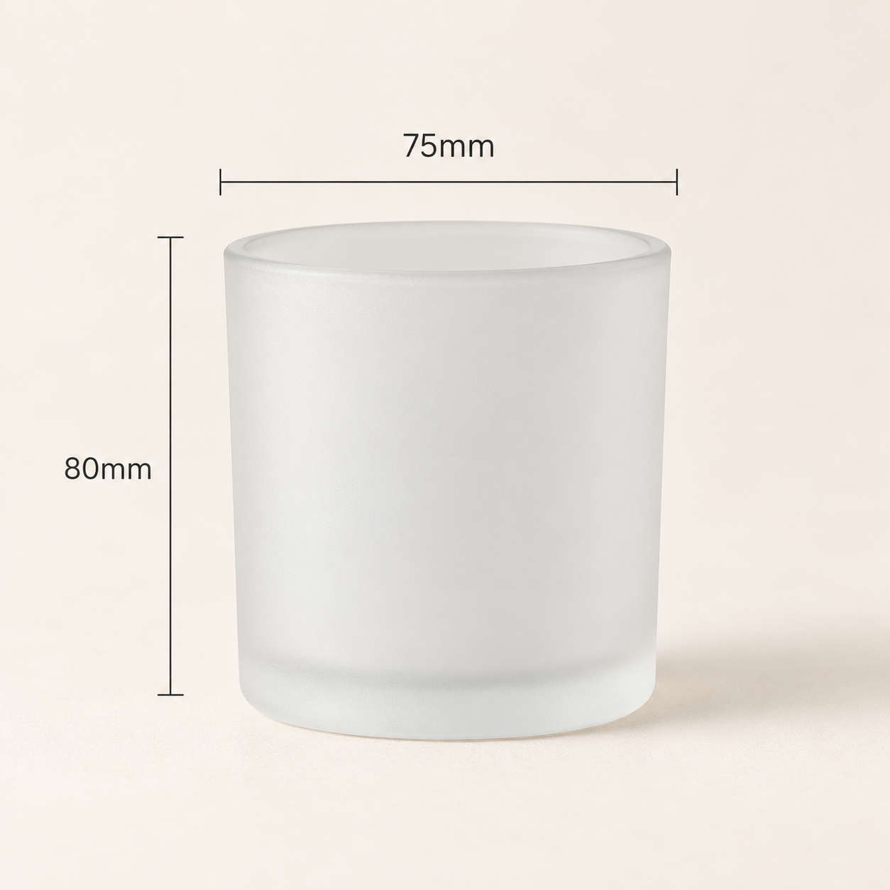 Waxkind Candle Glass - 20cl Frosted
