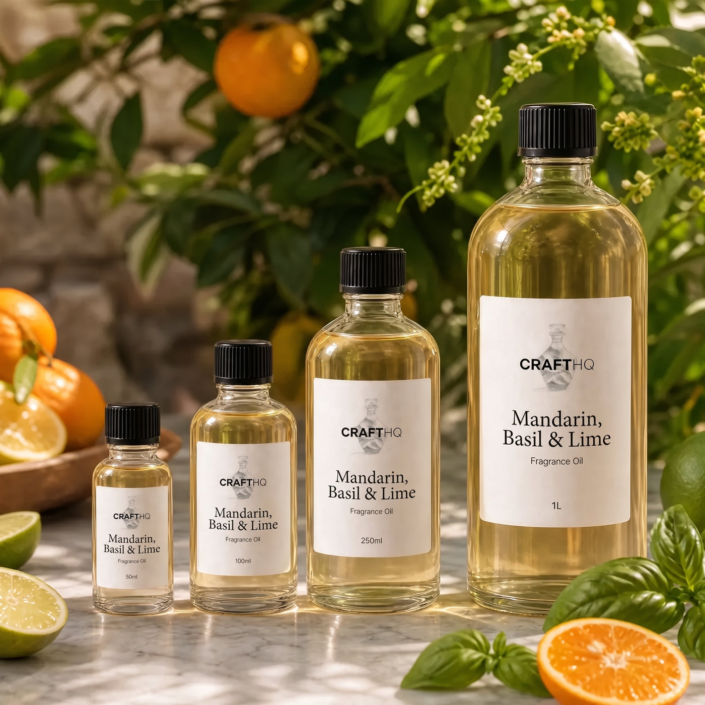 Mandarin, Basil & Lime Fragrance Oil
