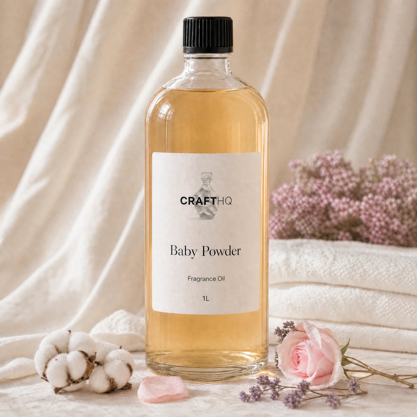 Baby Powder fragrance oil 1L bottle