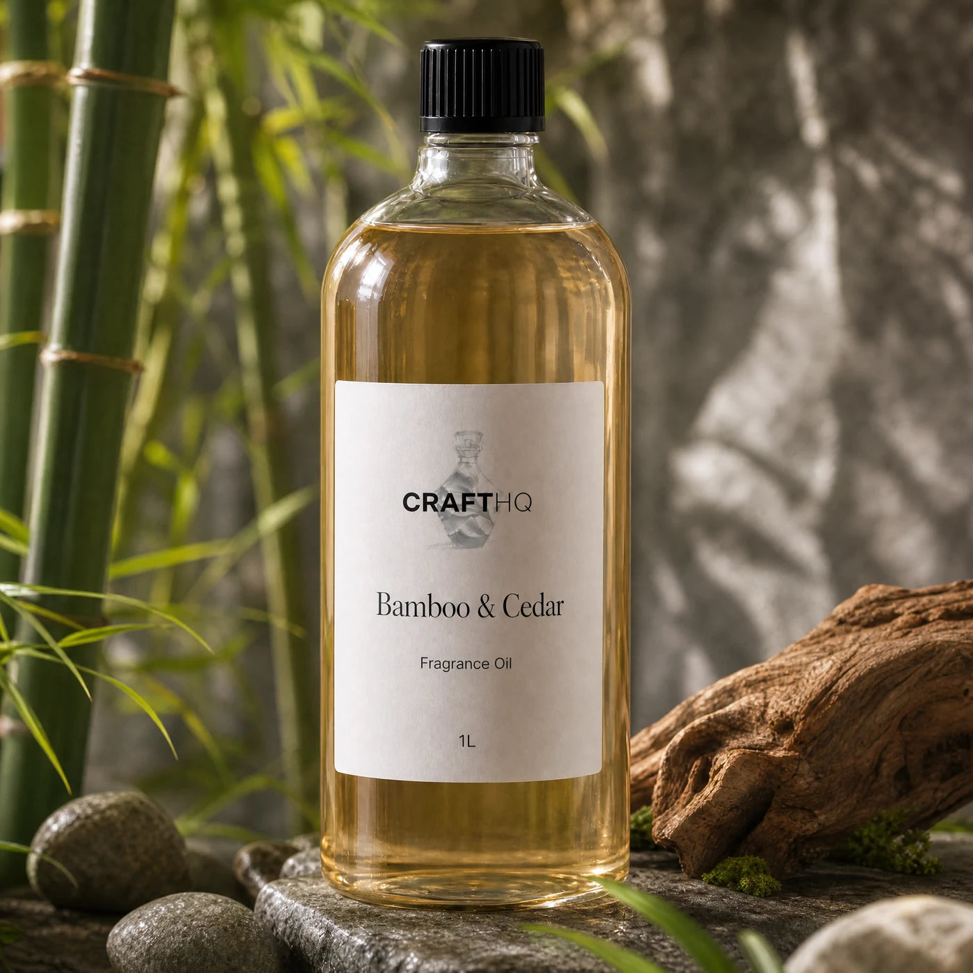 Bamboo & Cedar fragrance oil 1L bottle