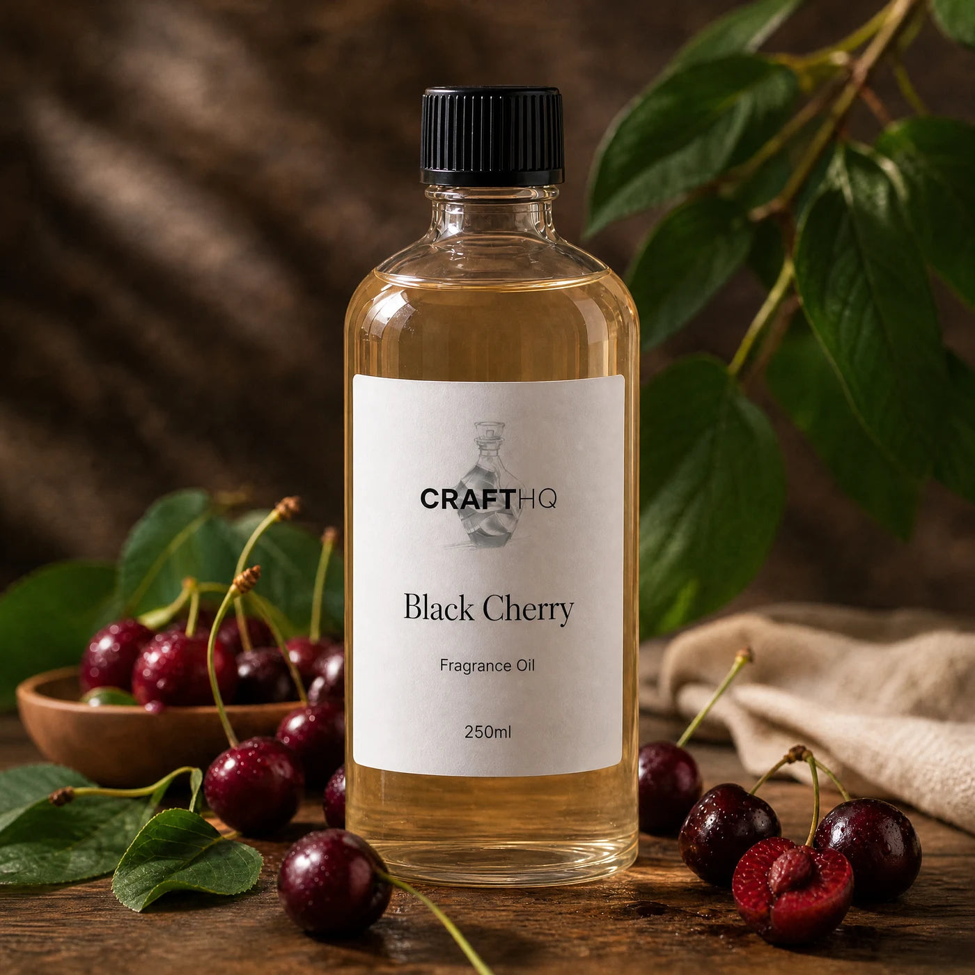 Black Cherry fragrance oil 250ml bottle