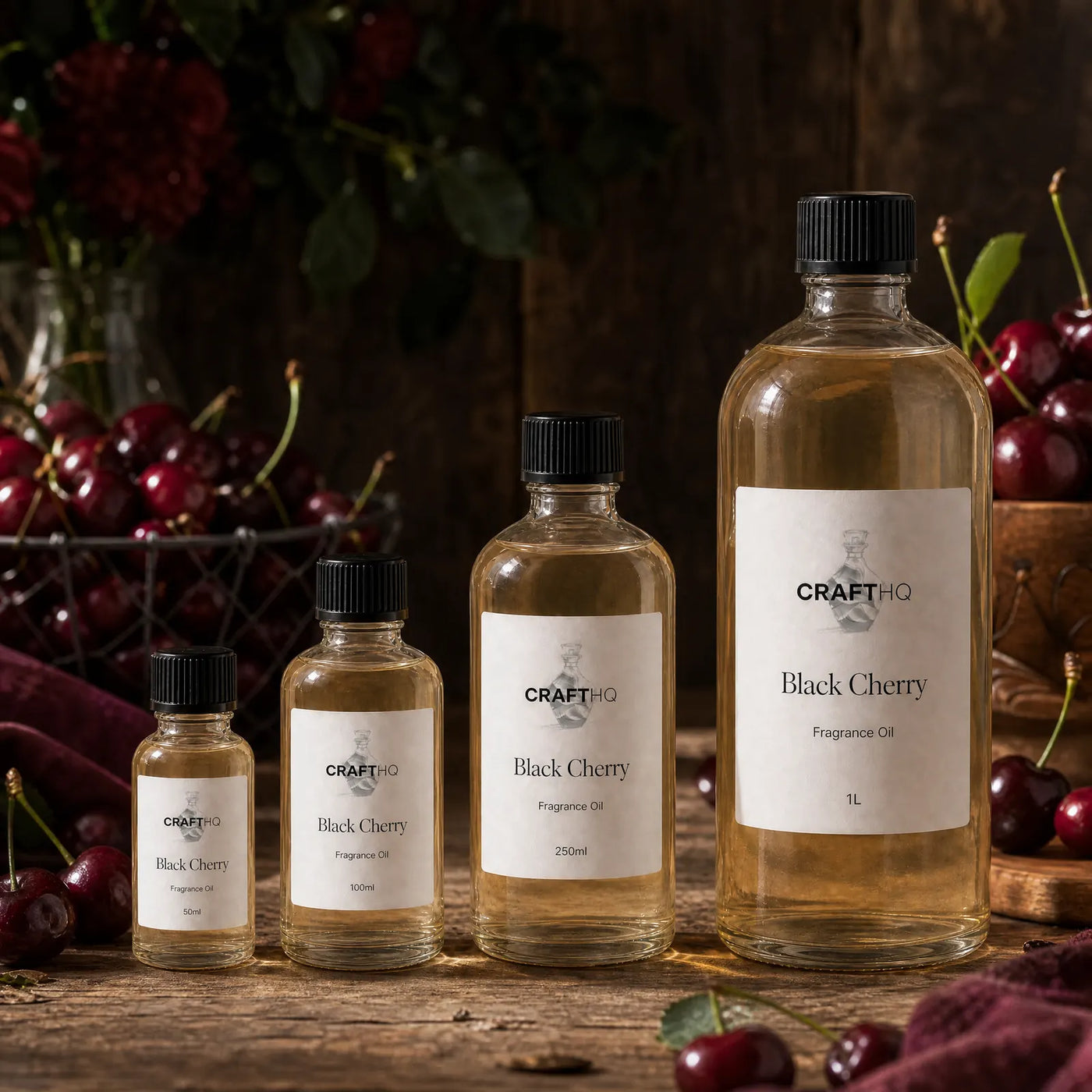 Black Cherry fragrance oil in every size