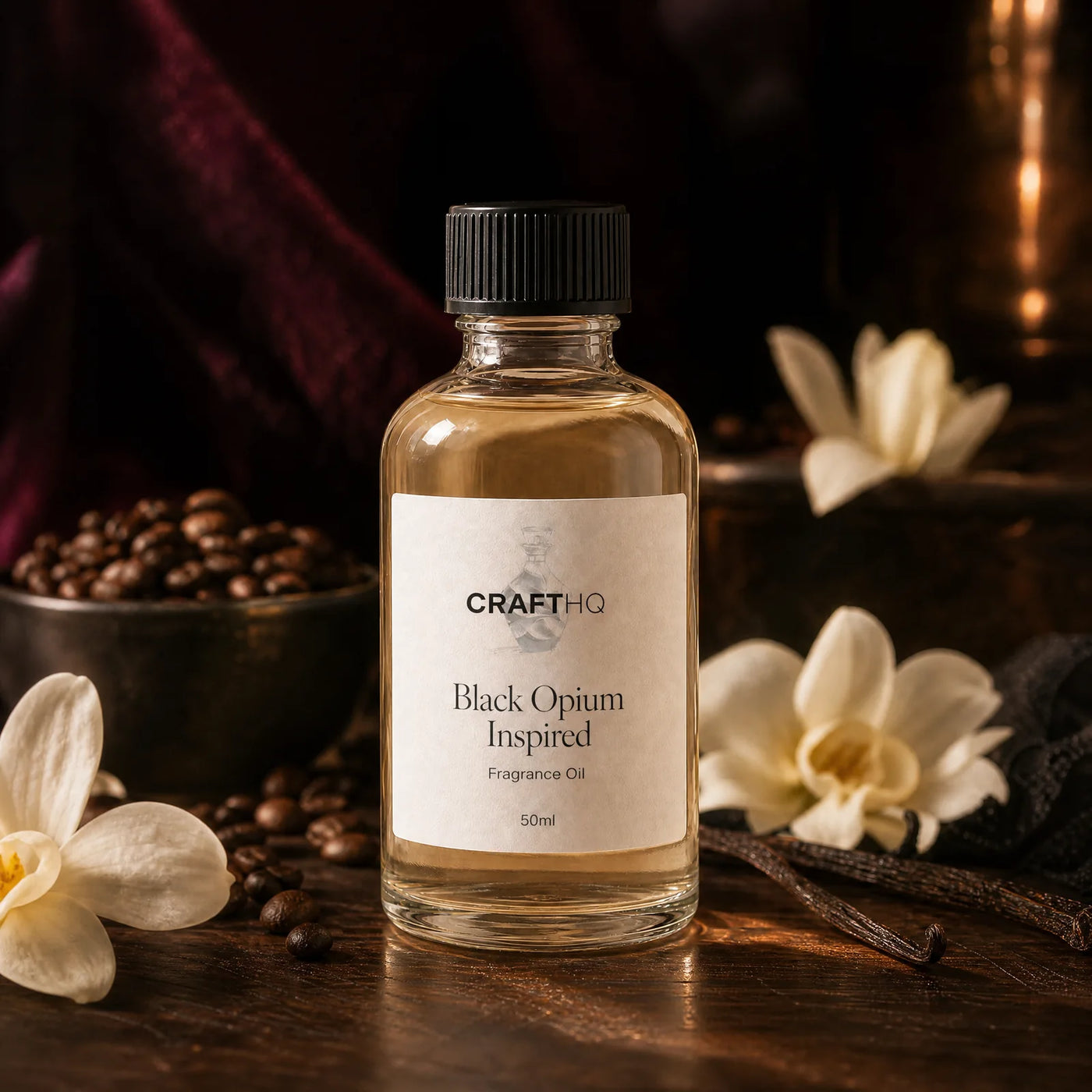 Black Opium Inspired fragrance oil bottle