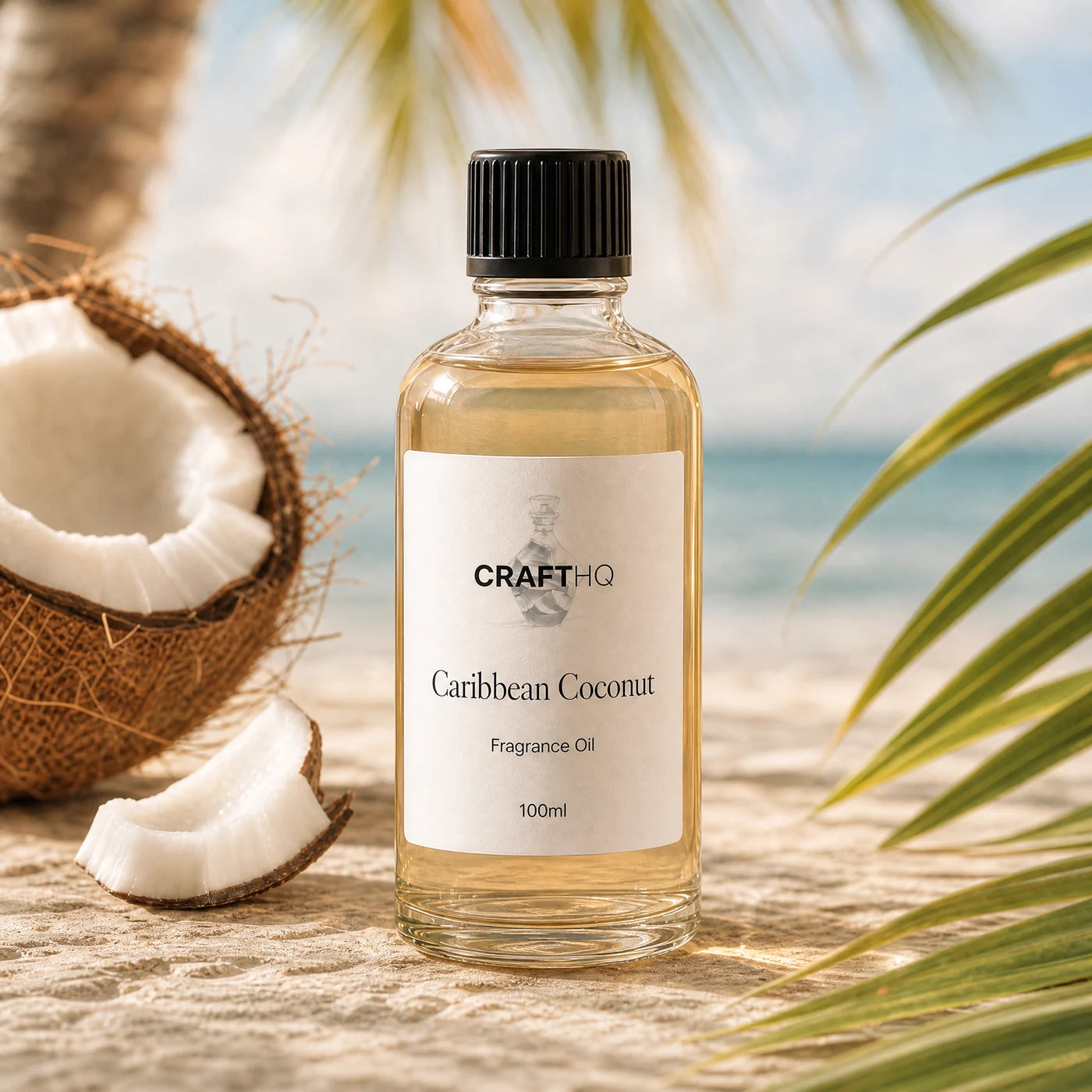 Caribbean Coconut fragrance oil 100ml bottle