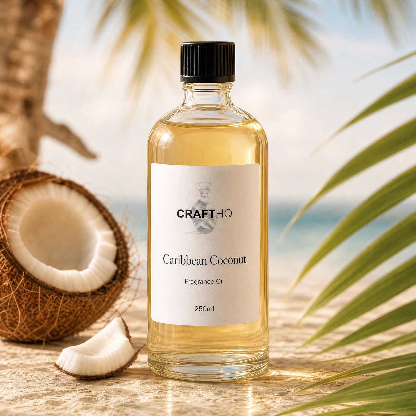 Caribbean Coconut fragrance oil 250ml bottle