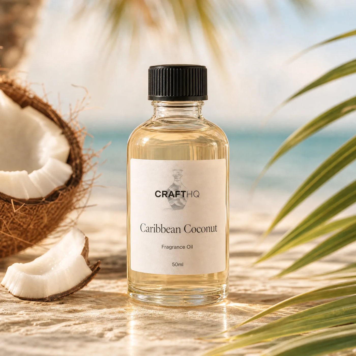 Caribbean Coconut fragrance oil bottle