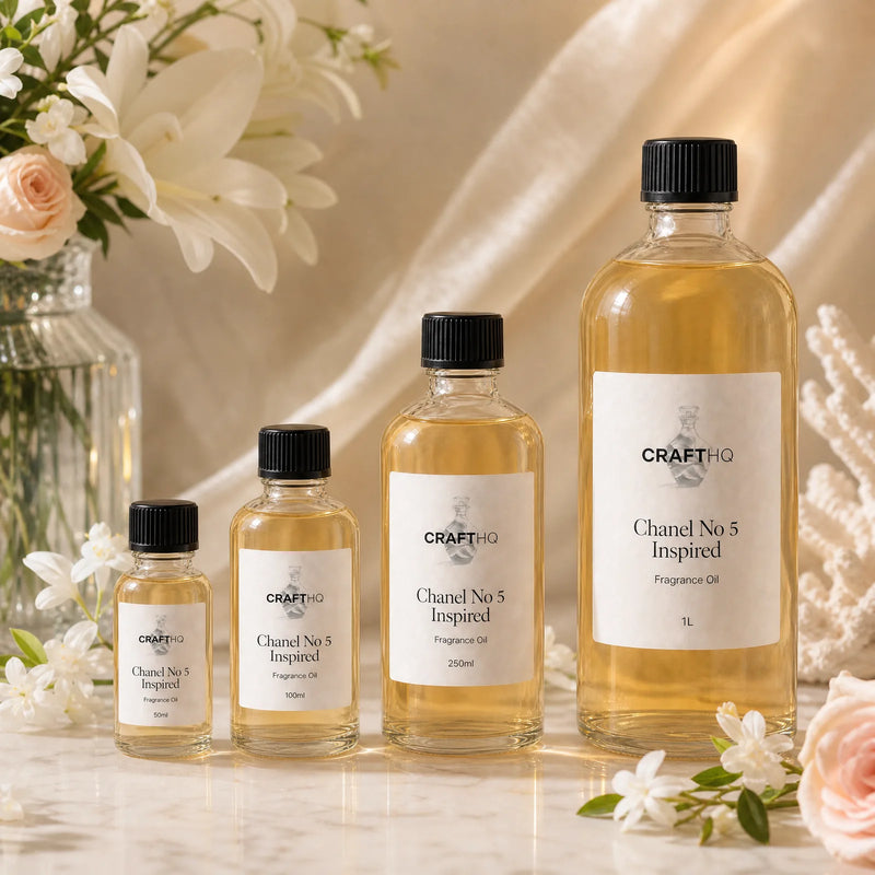 Chanel No 5 Inspired fragrance oil in every size