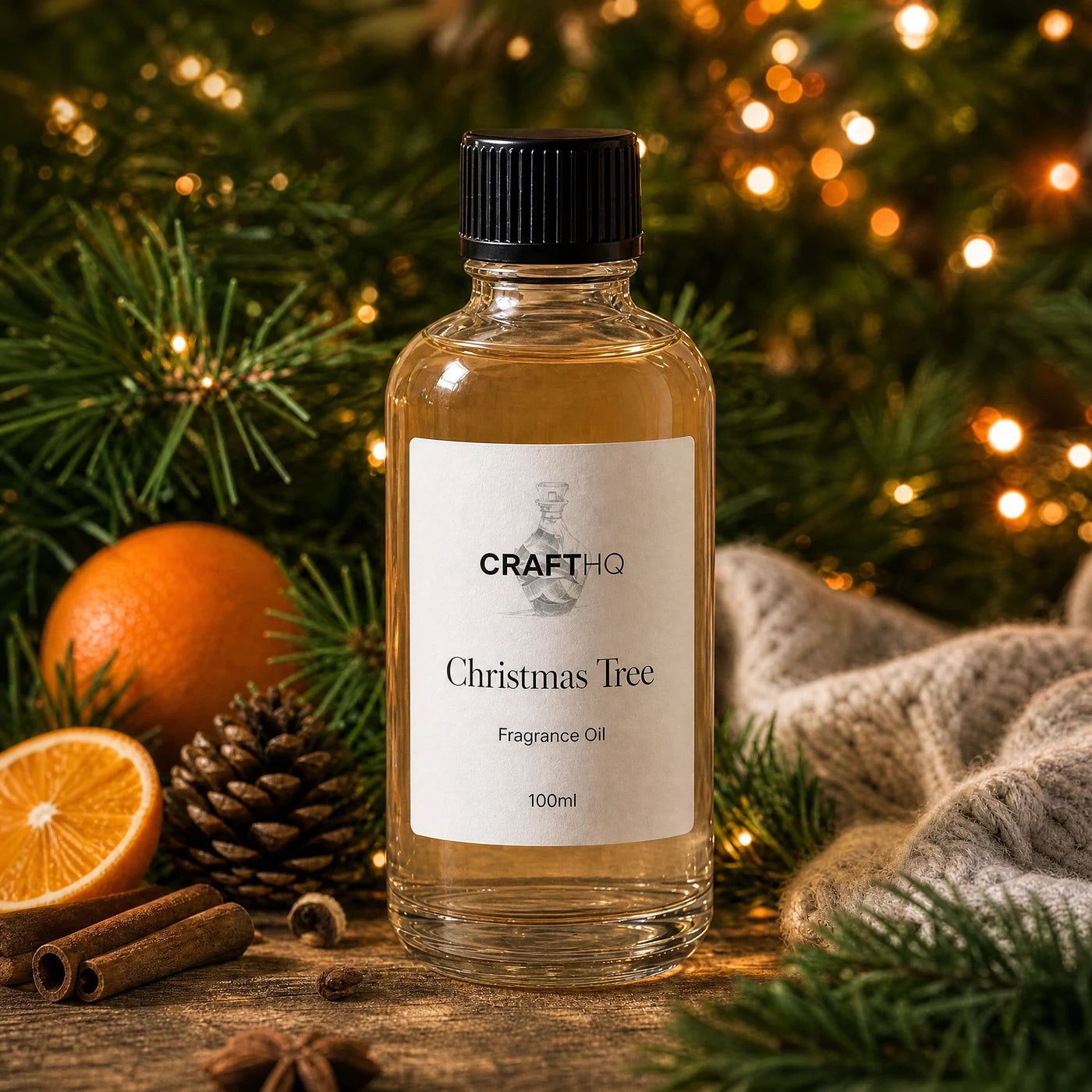 Christmas Tree fragrance oil 100ml bottle