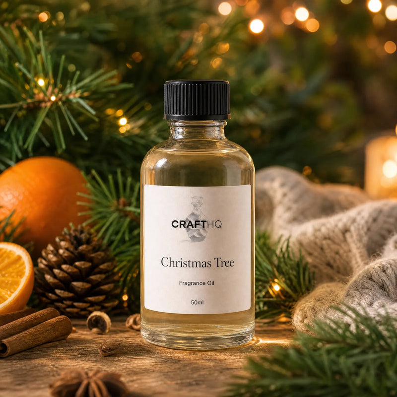 Christmas Tree fragrance oil bottle