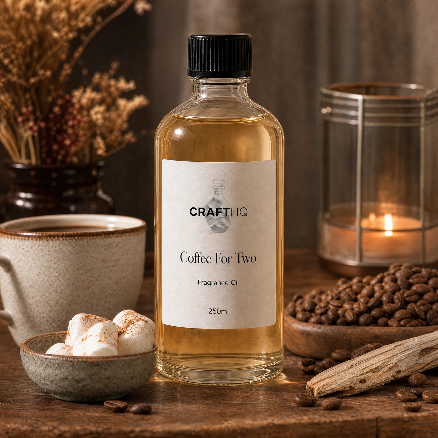 Coffee For Two fragrance oil 250ml bottle