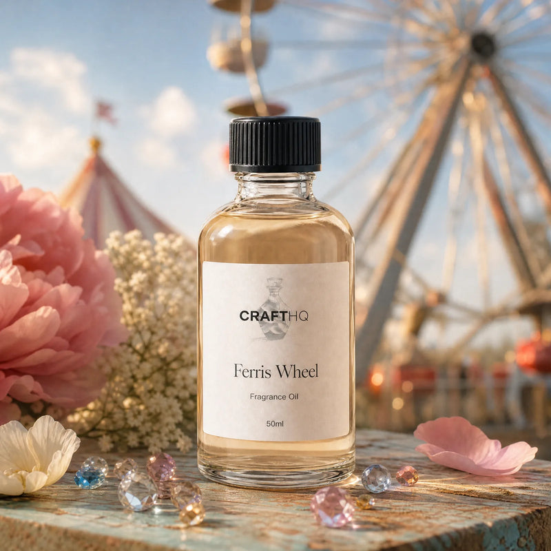 Ferris Wheel fragrance oil bottle