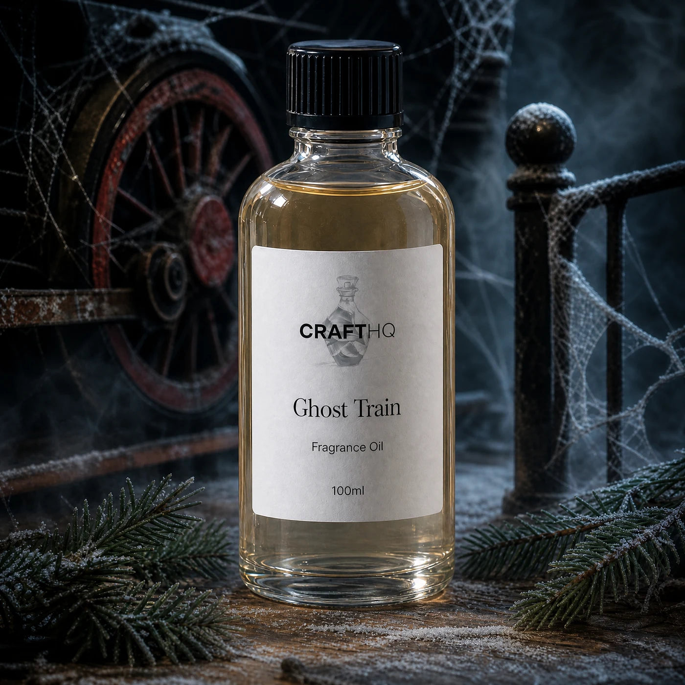 Ghost Train fragrance oil 100ml bottle