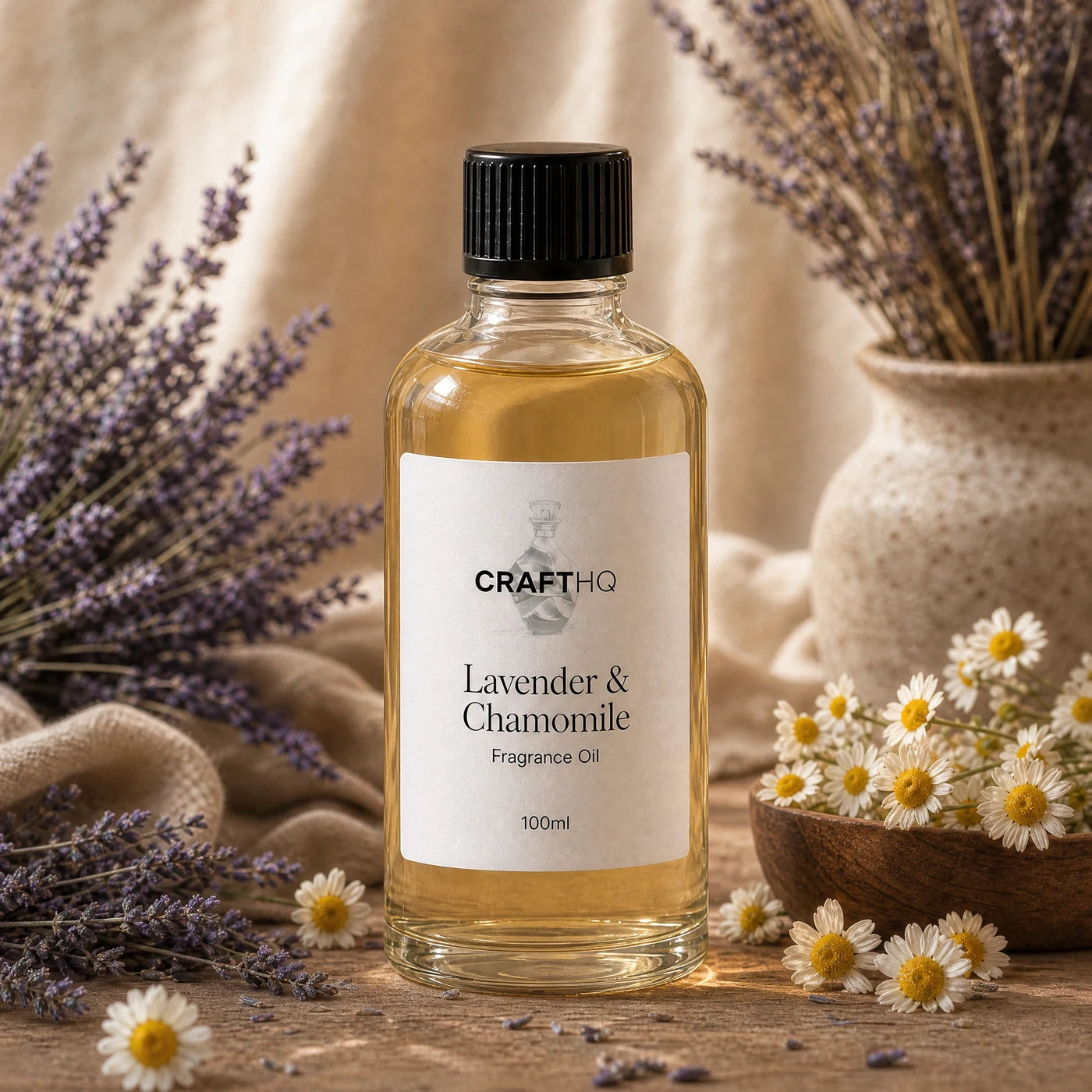 Lavender & Chamomile fragrance oil 100ml bottle