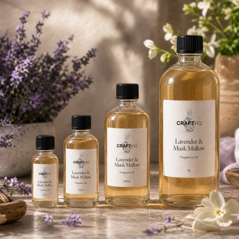 Lavender & Musk Mallow fragrance oil in every size