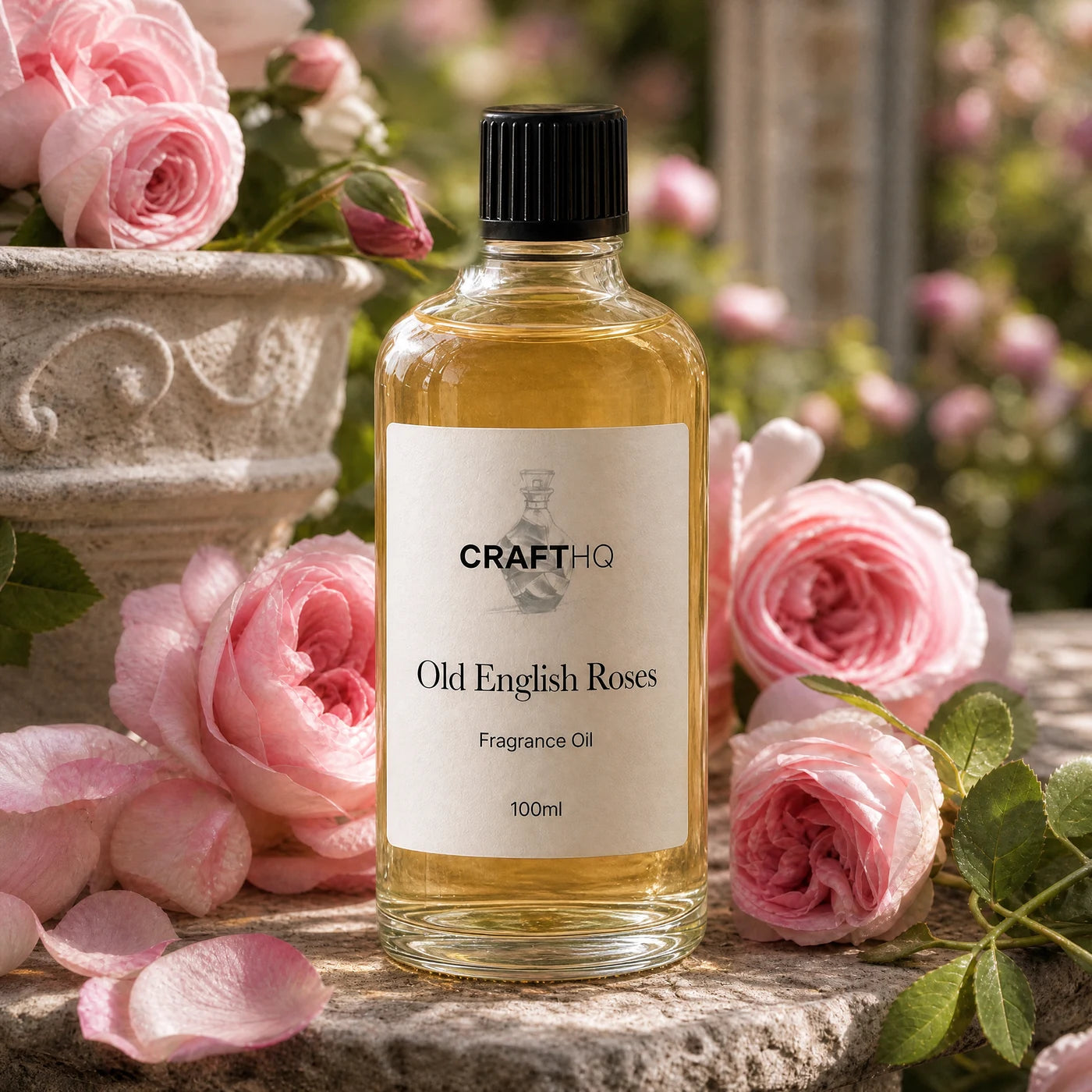 Old English Roses fragrance oil 100ml bottle