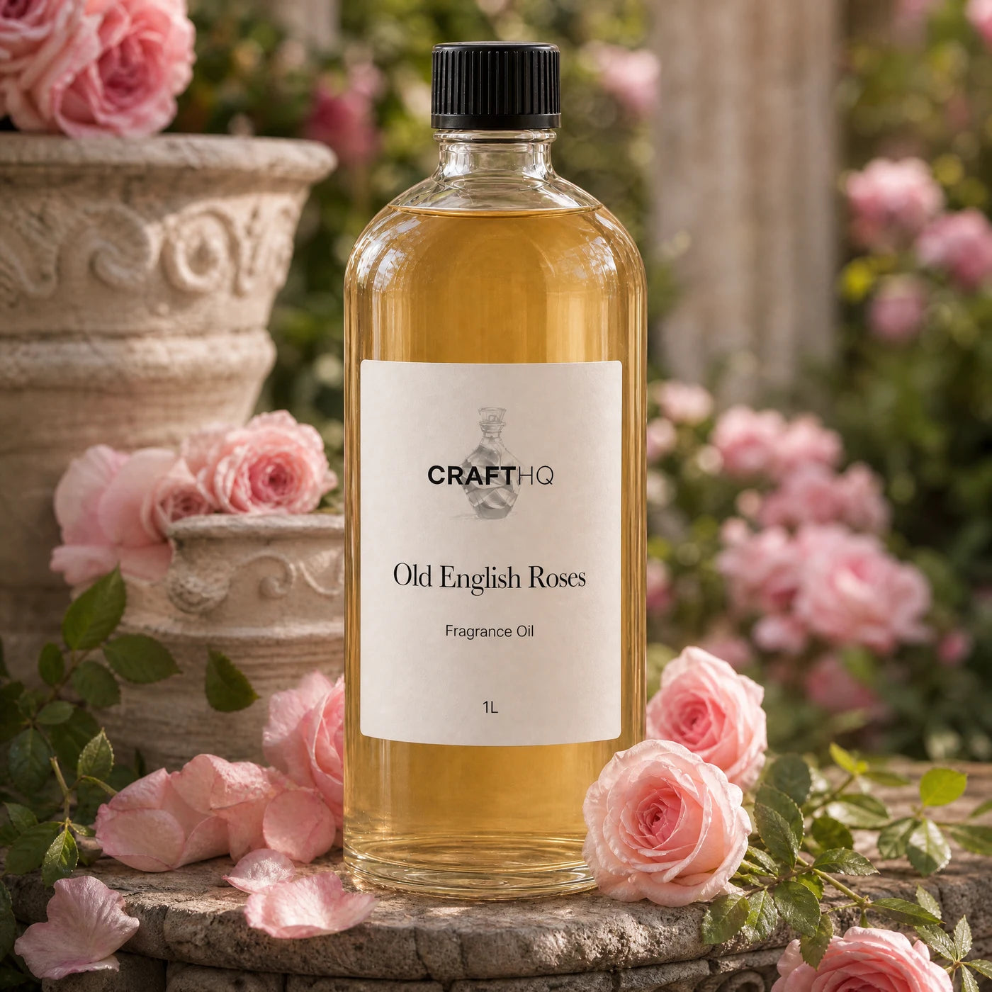 Old English Roses fragrance oil 1L bottle