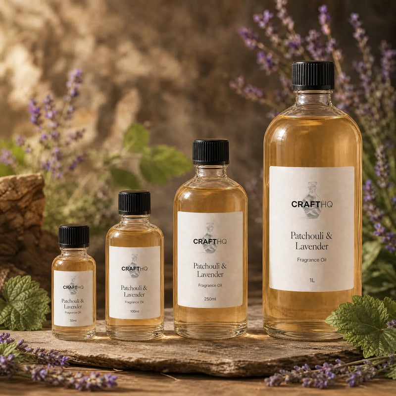 Patchouli & Lavender fragrance oil in every size