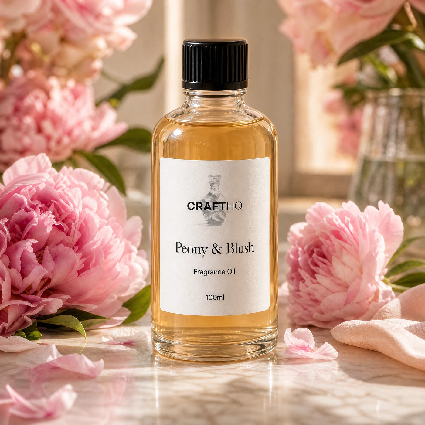 Peony & Blush fragrance oil 100ml bottle