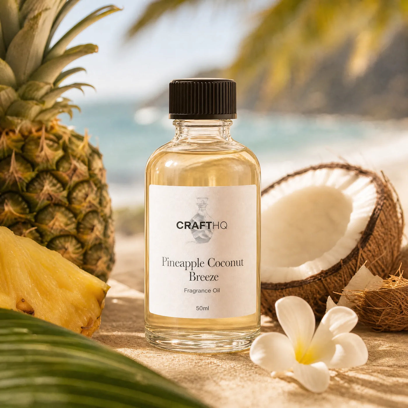 Pineapple Coconut Breeze fragrance oil bottle
