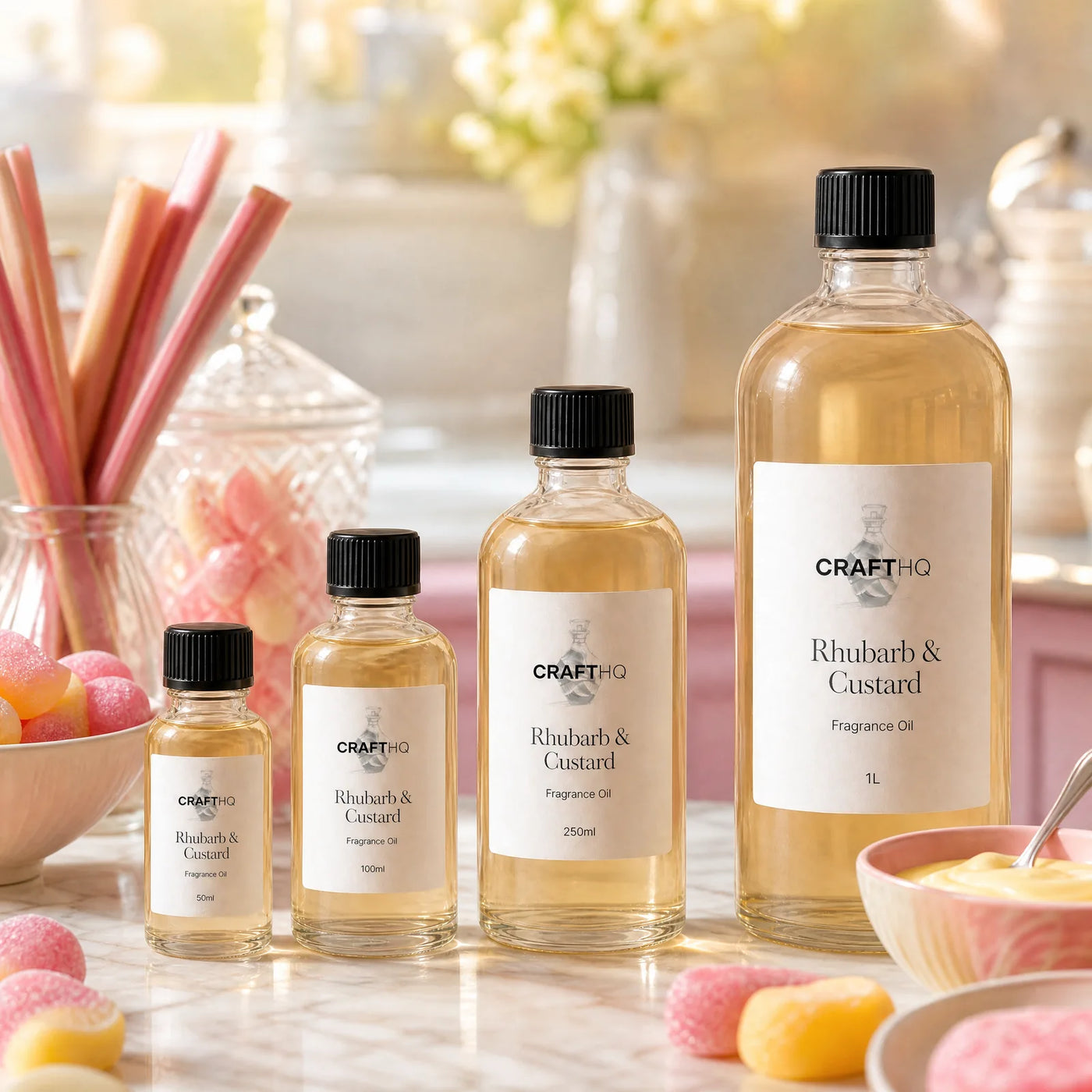 Rhubarb & Custard fragrance oil in every size