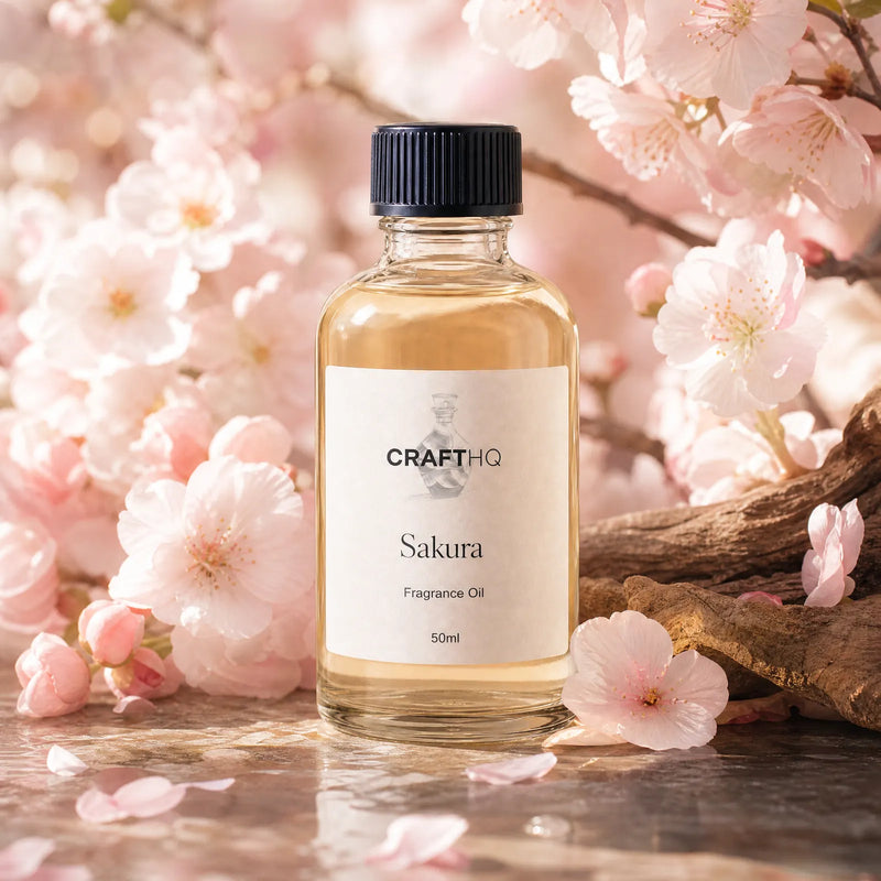 Sakura fragrance oil bottle