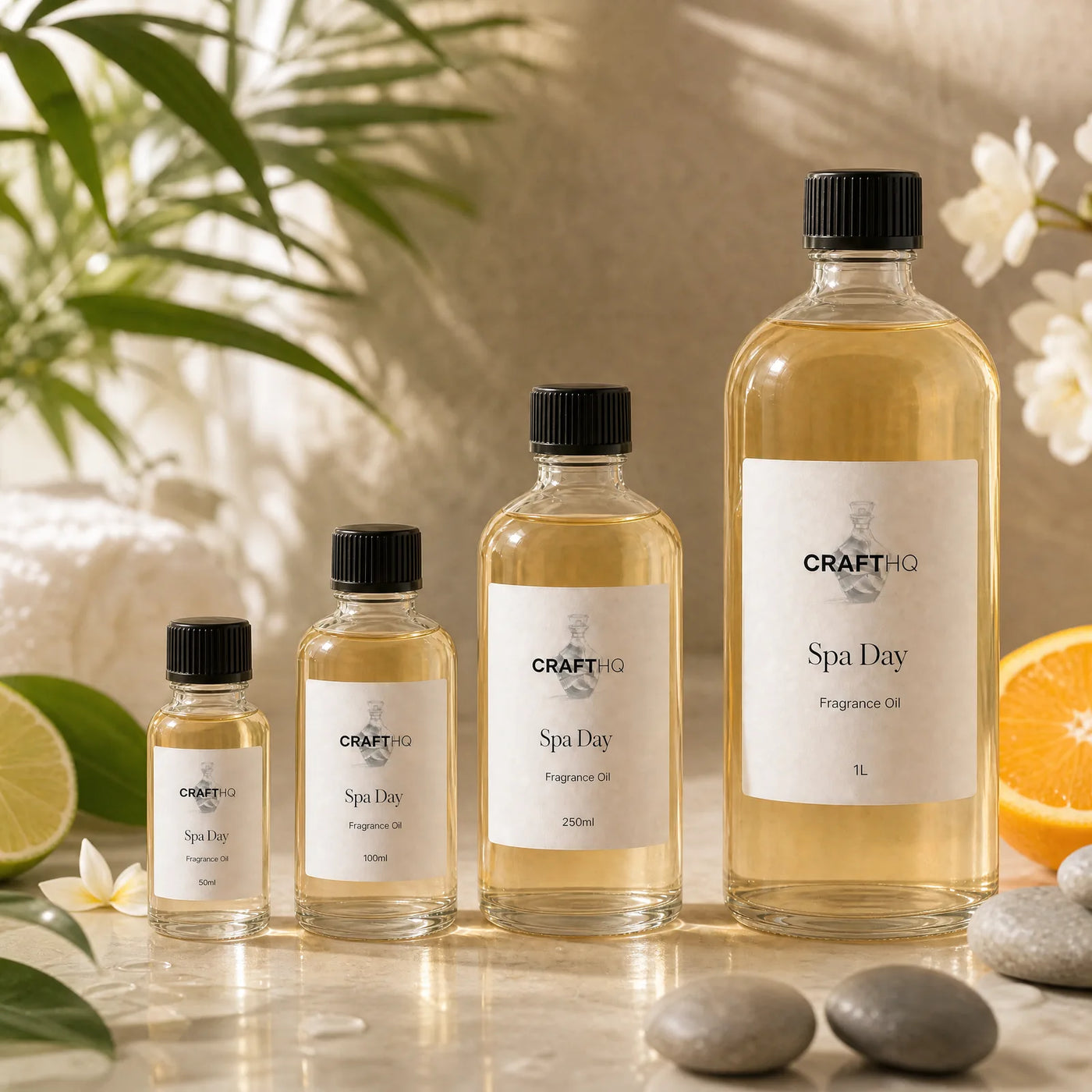 Spa Day fragrance oil in every size