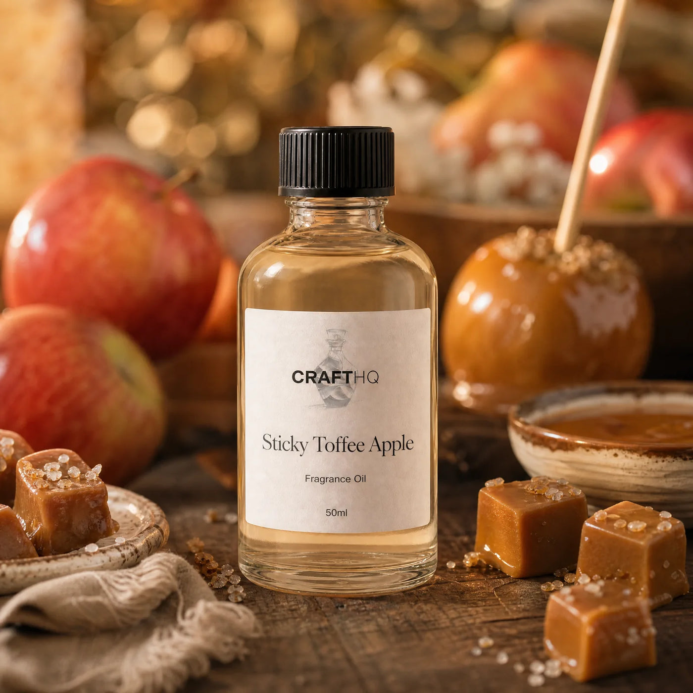 Sticky Toffee Apple fragrance oil bottle