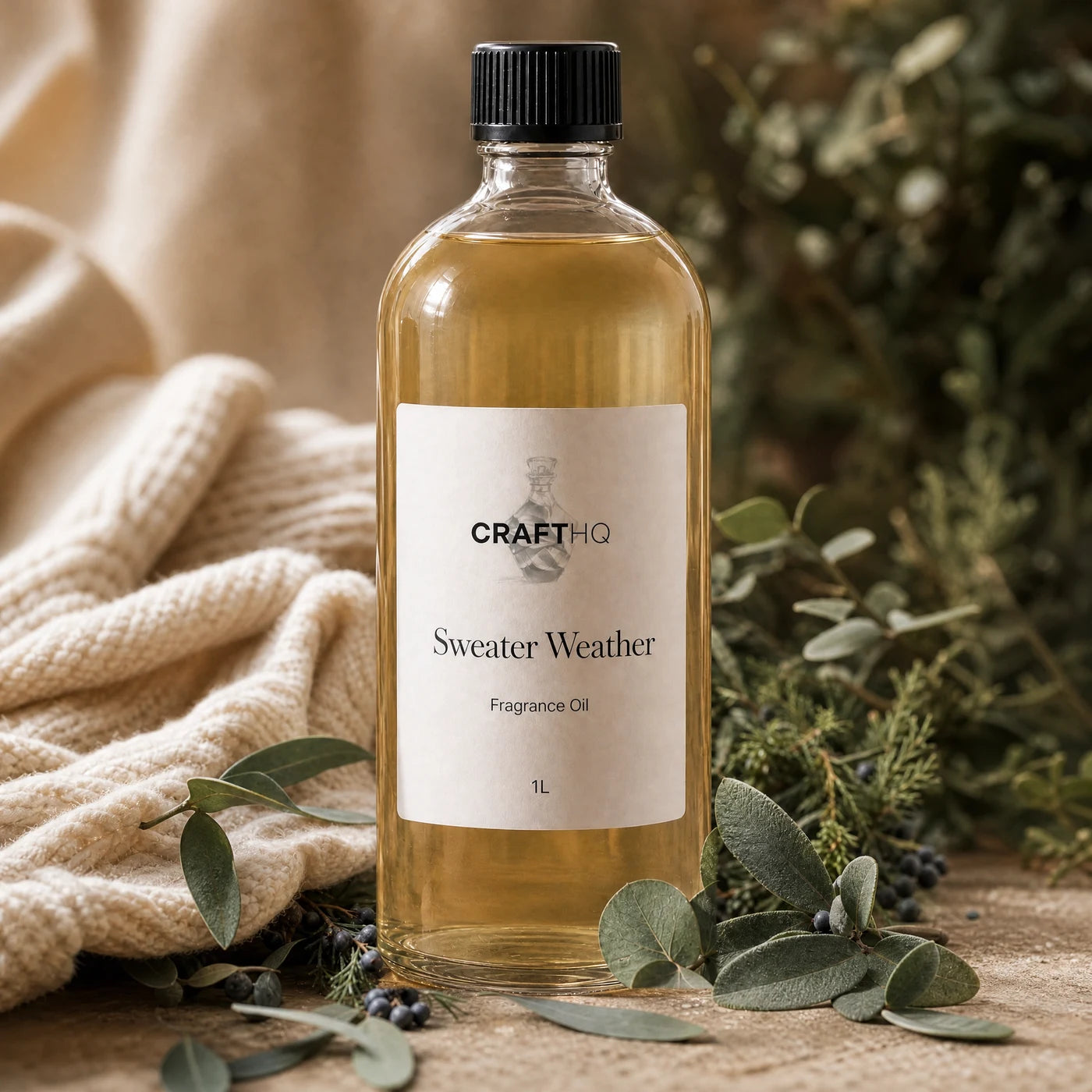 Sweater Weather fragrance oil 1L bottle