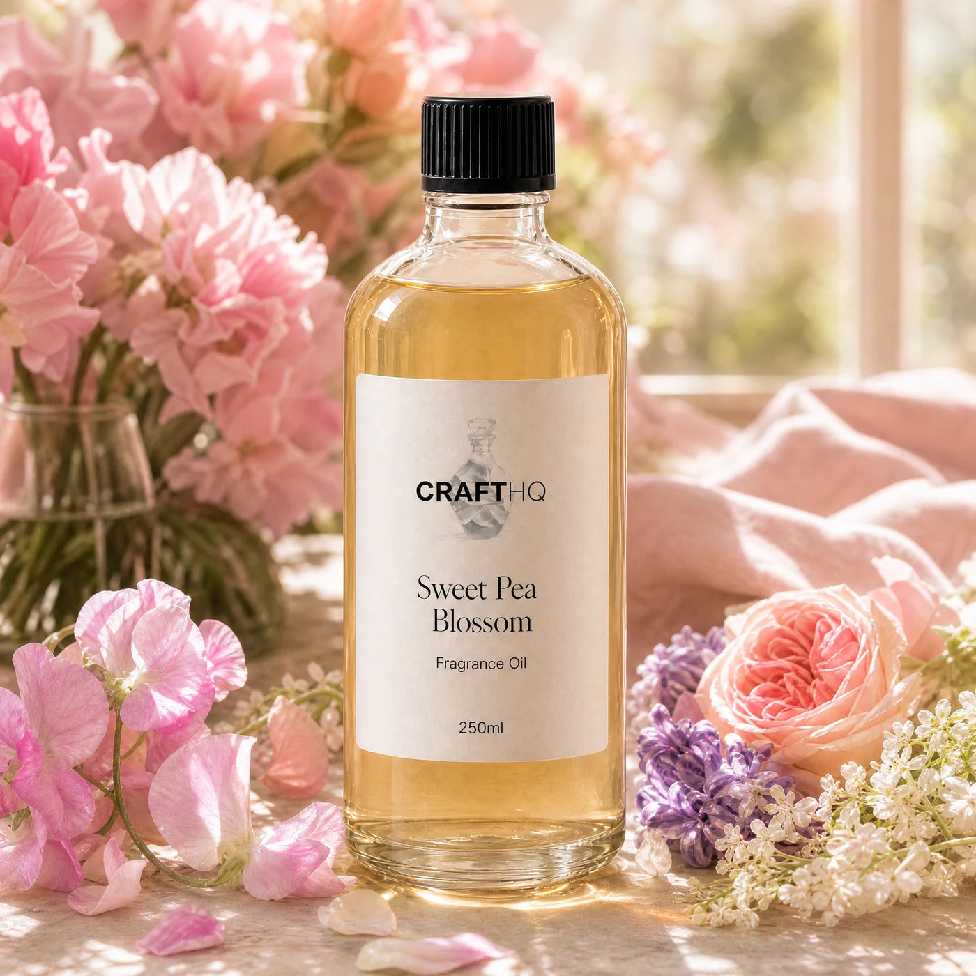 Sweet Pea Blossom fragrance oil 250ml bottle