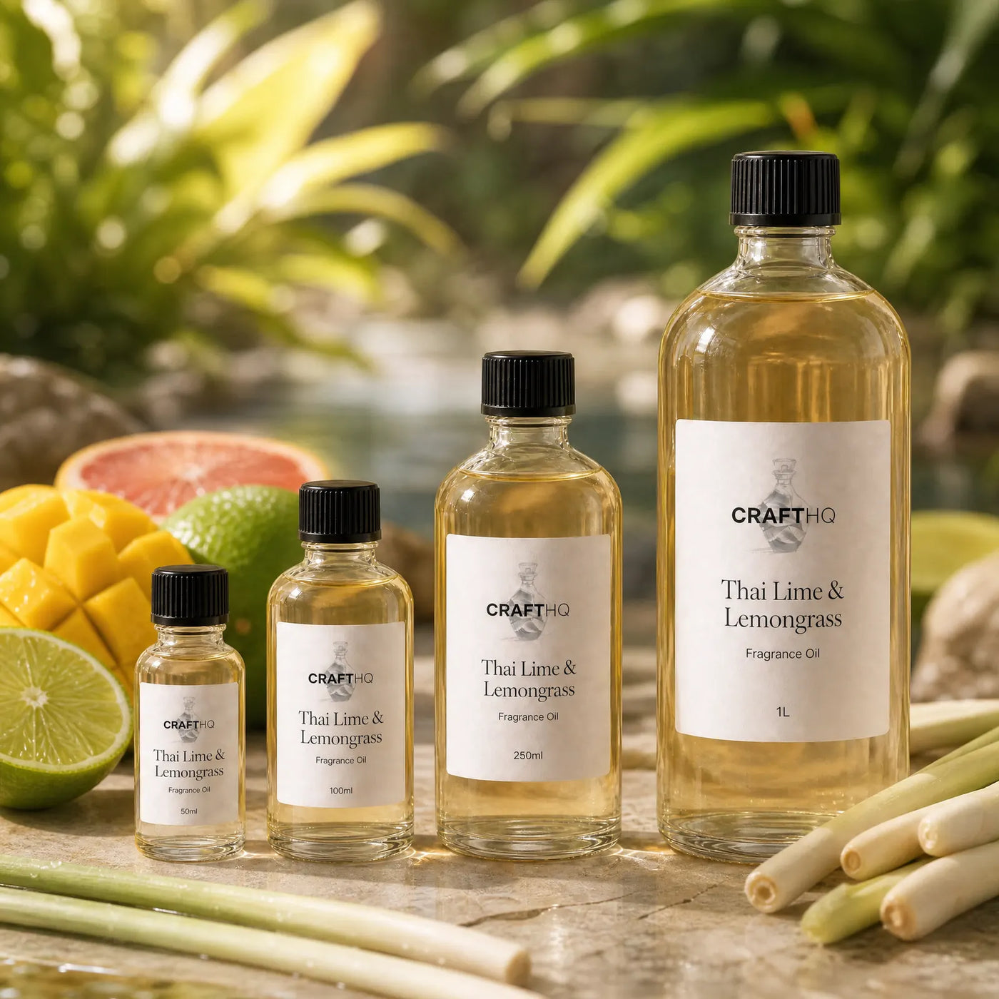 Thai Lime & Lemongrass fragrance oil in every size
