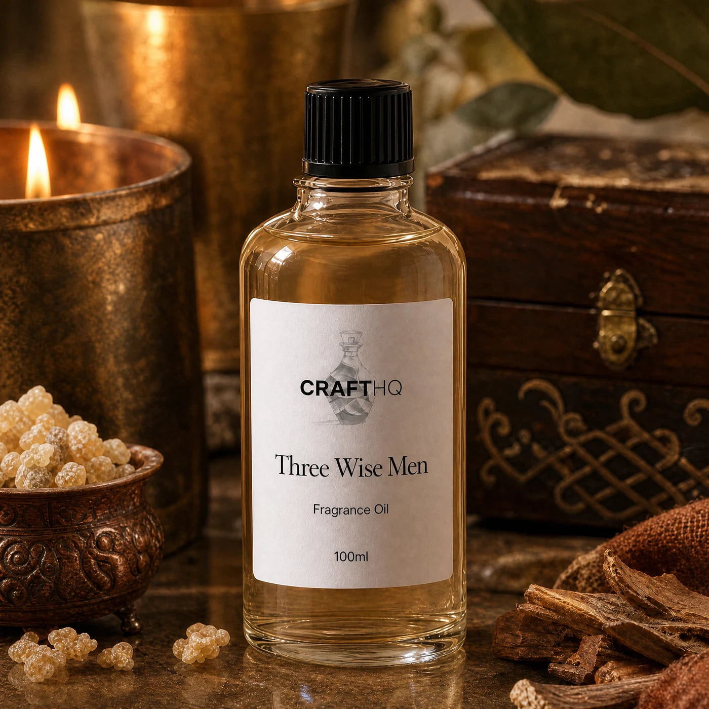 Three Wise Men fragrance oil 100ml bottle