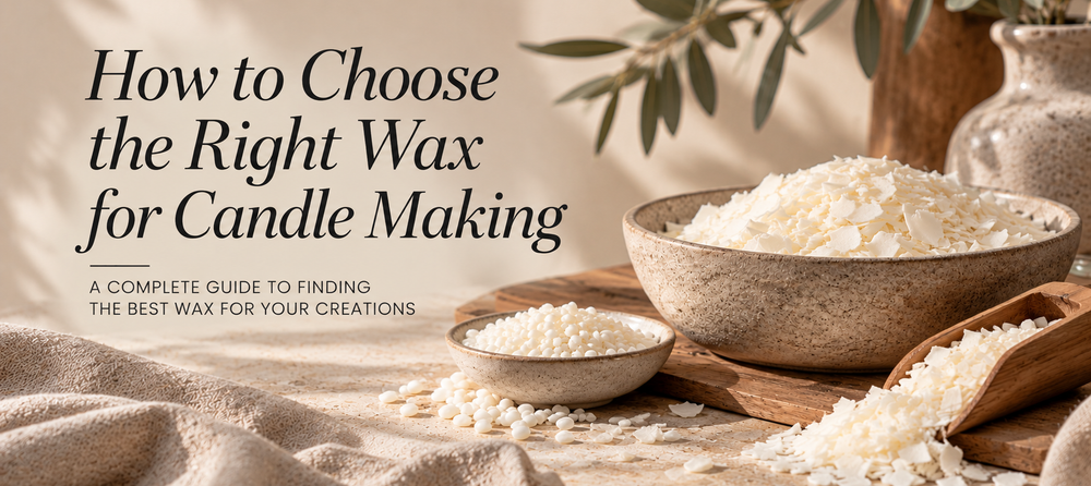 How to Choose the Right Wax for Candle Making