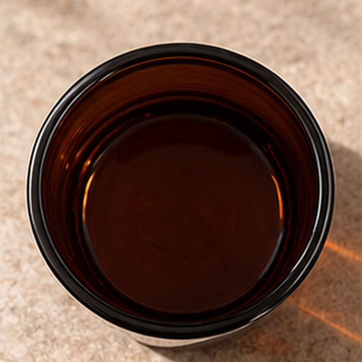 Amber Glass Jar