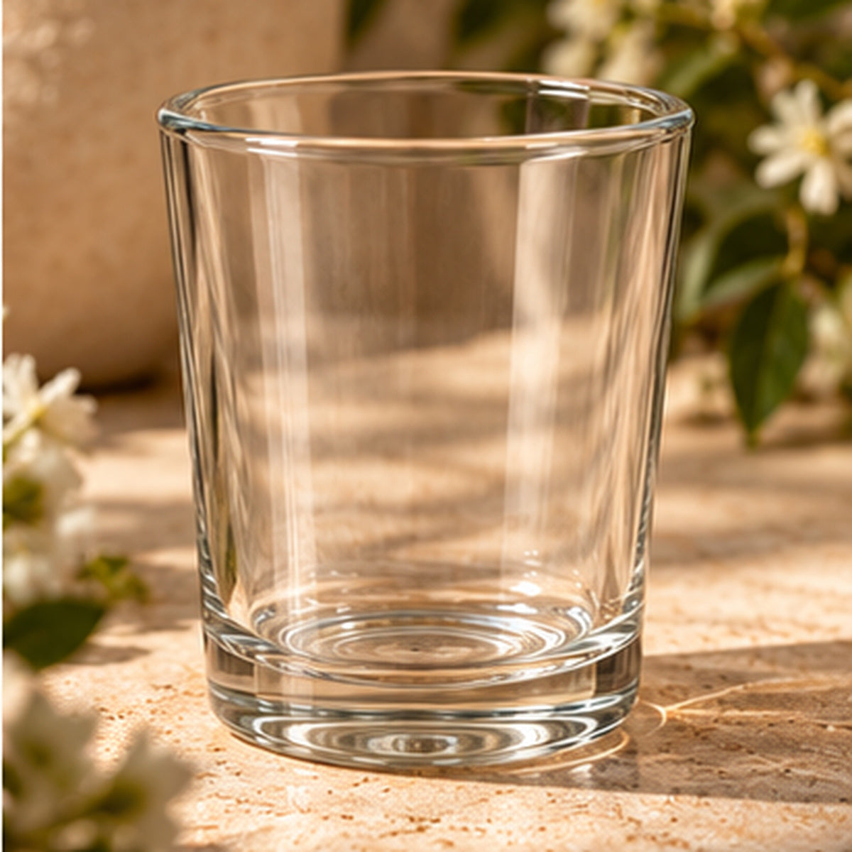Clear Votive Glass Jar
