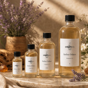 Amber Solace fragrance oil in every size