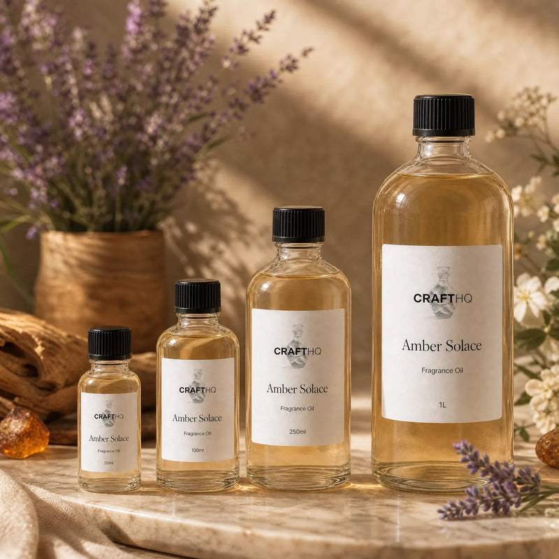 Amber Solace fragrance oil in every size