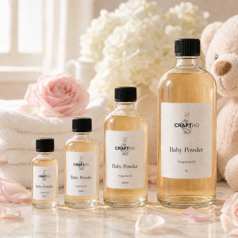 Baby Powder fragrance oil in every size