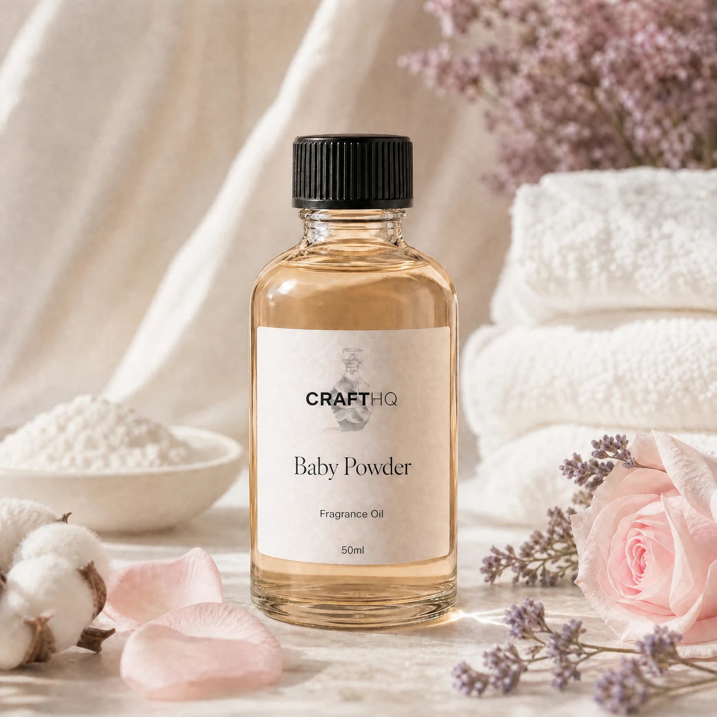 Baby Powder fragrance oil bottle