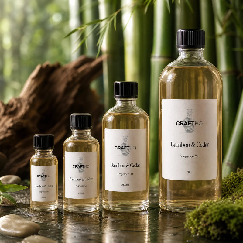 Bamboo & Cedar fragrance oil in every size