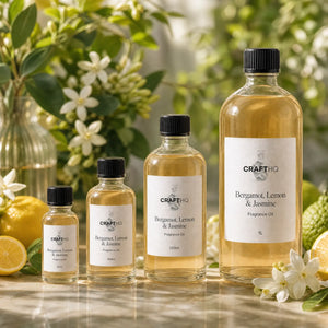 Bergamot, Lemon & Jasmine fragrance oil in every size