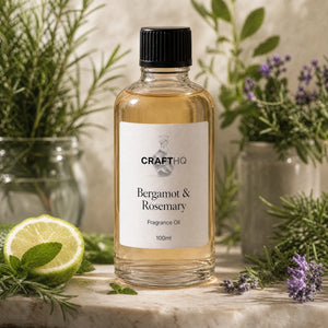 Bergamot & Rosemary fragrance oil 100ml bottle