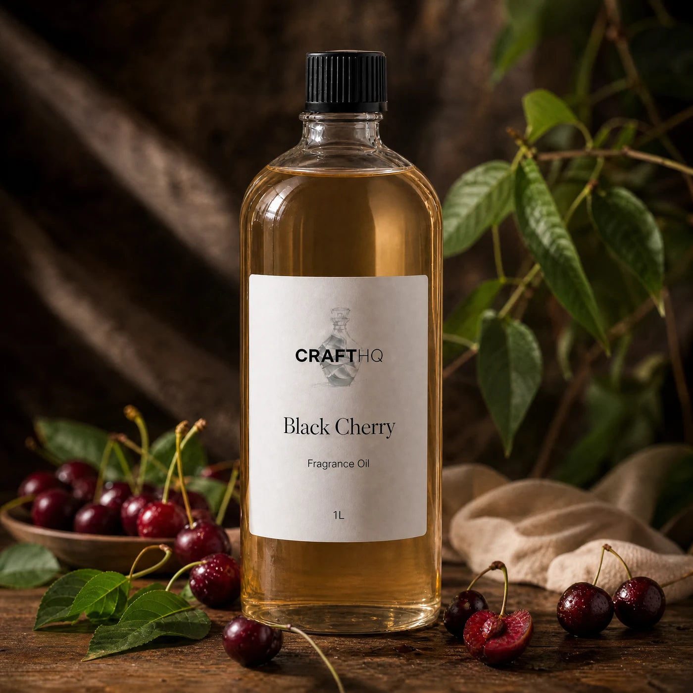 Black Cherry fragrance oil 1L bottle