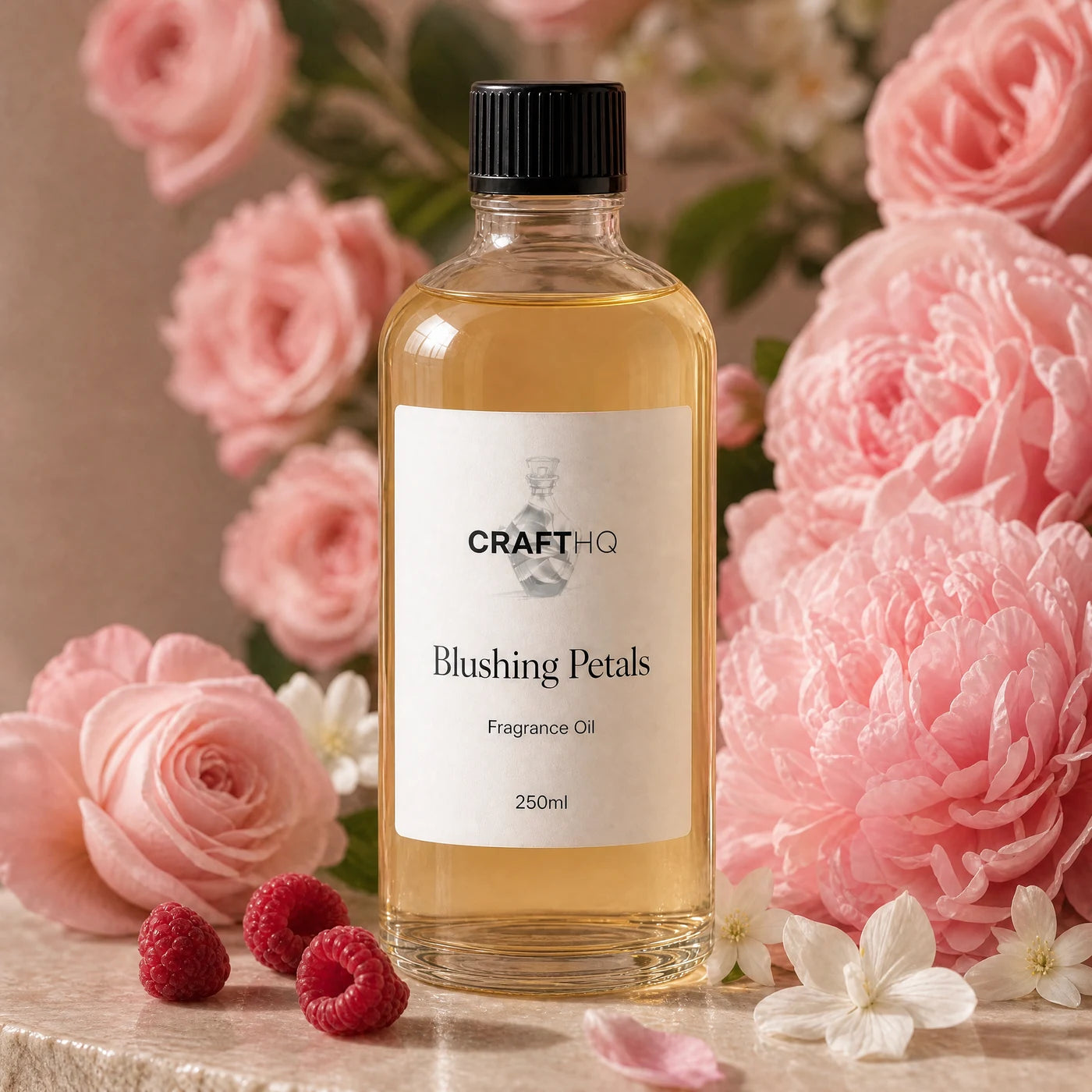 Blushing Petals fragrance oil 250ml bottle