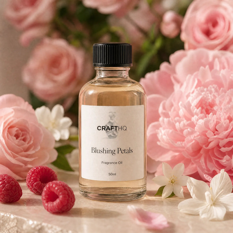 Blushing Petals fragrance oil bottle