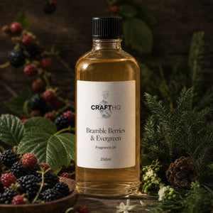 Bramble Berries & Evergreen fragrance oil 250ml bottle