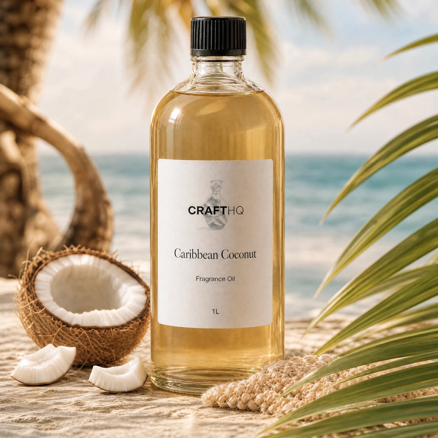 Caribbean Coconut fragrance oil 1L bottle